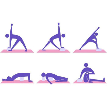 EVA Yoga BLock Brick Pilates Sports Exercise Gym Foam Workout Stretching Aid Body Shaping Health Training Equipment