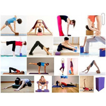 EVA Yoga BLock Brick Pilates Sports Exercise Gym Foam Workout Stretching Aid Body Shaping Health Training Equipment