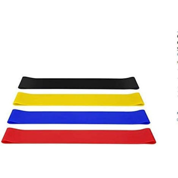 Fitness Resistance Band set 4 Levels Elastic Latex Strength Training Athletic Rubber Loops Bands Workout Fitness Equipment