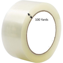 Vira High Performance Clear Packing Tape - Pack of 6 (Length 100 Yard, width 48 mm, thickness 50 Micron, Clear)