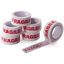 Vira High Performance Packing Tape - Pack of 6 (100 Yard, Fragile)