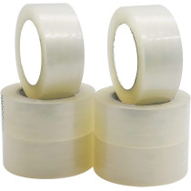 Vira High Performance Packing Tape - Pack of 6 (50 Yard, Clear)