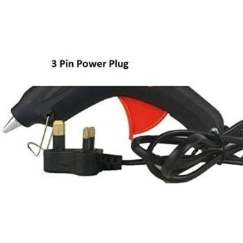 Hot Melt Silicone Glue Gun 3 Pin Power Plug GG-5 80W