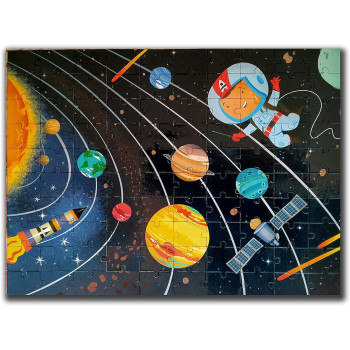 Pegasus Jigsaw Puzzle 100 pieces - SPACEFor Girls, Boys Toddlers and KidsKids Educational Toys