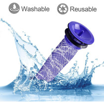 KEEPOW 2 Pre Motor Filters and 1 Post Hepa Filter Replacement for Dyson V7 V8 Cordless Vacuum Replace # Dy-96566101, Dy-96747801