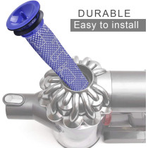 KEEPOW 2 Pre Motor Filters and 1 Post Hepa Filter Replacement for Dyson V7 V8 Cordless Vacuum Replace # Dy-96566101, Dy-96747801