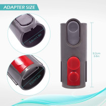 KEEPOW FlatOut Head Tool & Converter Adapter Compatible with Dyson V7 V8 V10 Vacuum Cleaners Pack of 2