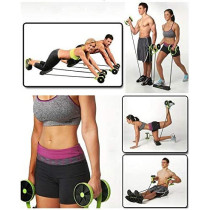 New Sport Core Double AB Power ab roller ab wheel fitness Abdominal exercises Equipment coaster Pull roda Waist Slimming Trainer Revoflex Xtreme