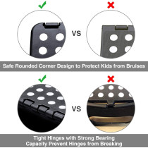 Plastic Multi Purpose Folding Step Stool with Happy Face Back Support - Purple