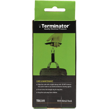 Terminator Portable Digital Luggage Scale 50Kg TDLS 01 Terminator