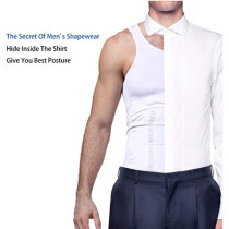 Pro Action Pro Action Slimming Body Shaper Vest Abdomen Slim Shirt Compression Tank Corset Shaper Underwear Shapewear White- XXL