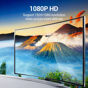 Vention DisplayPort DP to VGA Cable double shielding HBL series resolution 1080P@60Hz, Gold-Plated (DP to VGA, 1.5 Meter)