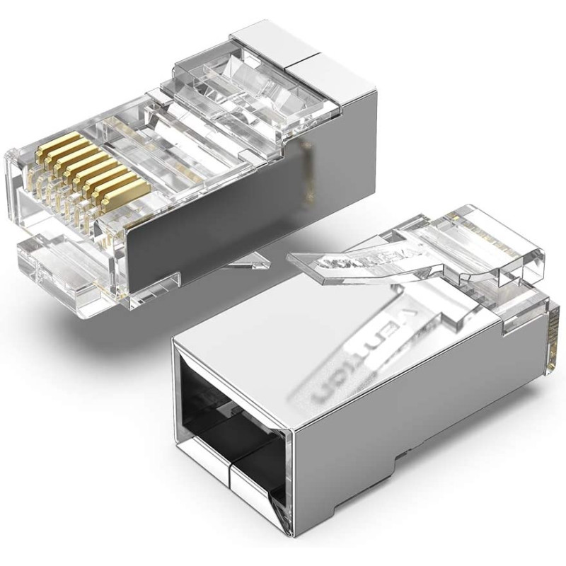 Vention Ethernet Network Accessories RJ45 Modular Plug (Cat.6 FTP, Pack of 100)