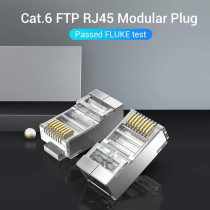 Vention Ethernet Network Accessories RJ45 Modular Plug (Cat.6 FTP, Pack of 100)