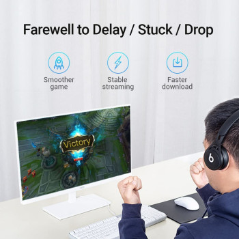 Vention Ethernet Network Accessories RJ45 Modular Plug (Cat.6 UTP, Pack of 50)