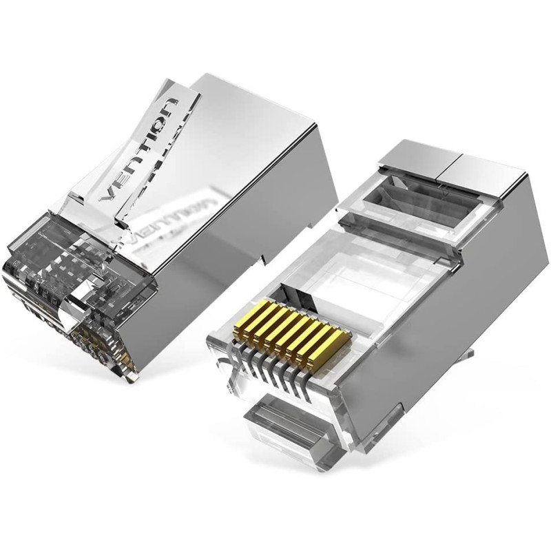 Vention Ethernet Network Accessories RJ45 Modular Plug (Cat.6A FTP, Pack of 50)