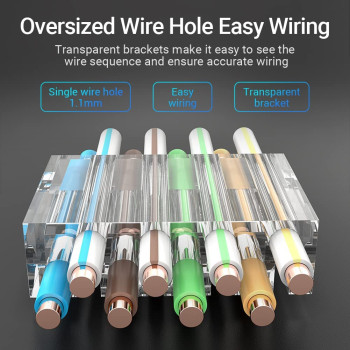 Vention Ethernet Network Accessories RJ45 Modular Plug (Cat.6A UTP, Pack of 100)