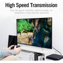 Vention Flat 4K HDMI Cable, Ultra High Speed Male to Male HDMI 2.0 Cable 18Gbps 4K@60Hz 3D, Video Return UHD 3860p, HD 1080p, Ethernet Compatible for Apple TV, Xbox VAA-B02 (Flat HDMI Cable, 1 Meter)