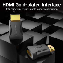 VENTION VENTION HDMI 2.0 Male to Female Adapter 4K@60Hz Gold-plated interface AIMB0-2 (Pack of 2, Straight Head)