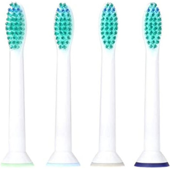 4Pcs Electric Toothbrush Replacement Heads Fits For Philips Sonicare P-Hx-6014/Hx6014 Toothbrush Replacement