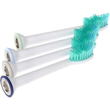 4Pcs Electric Toothbrush Replacement Heads Fits For Philips Sonicare P-Hx-6014/Hx6014 Toothbrush Replacement