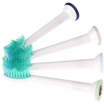 4Pcs Electric Toothbrush Replacement Heads Fits For Philips Sonicare P-Hx-6014/Hx6014 Toothbrush Replacement