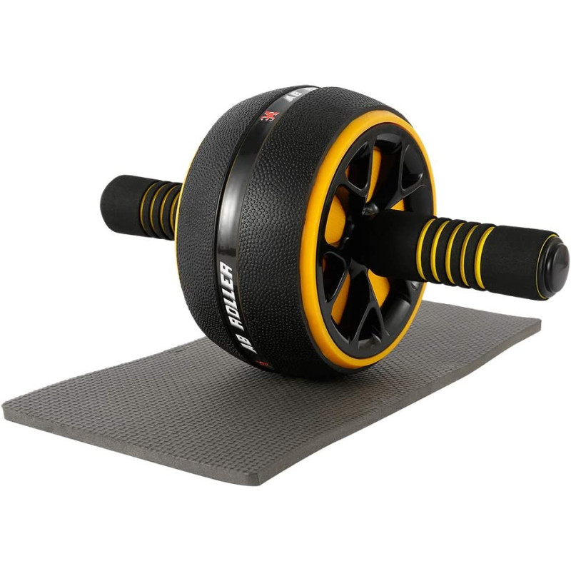 SPALL IMPEX Ab Wheel Roller Abdominal Trainer with Knee mat - 150 KG