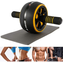 SPALL IMPEX Ab Wheel Roller Abdominal Trainer with Knee mat - 150 KG