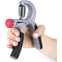 Adjustable Resistance Hand Grip 10-40 Kg, Gray/Black