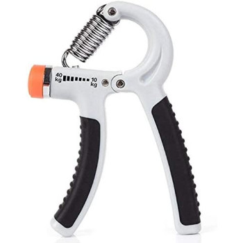 Adjustable Resistance Hand Grip 10-40 Kg, Gray/Black