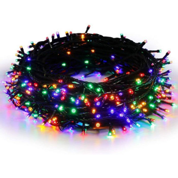 BUY4LESS - Multicolor 120 LED 11 Meter Copper Wire Exterior Waterproof Fairy Light for Christmas Trees Party Outdoor Decoration