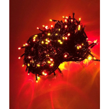 BUY4LESS - Yellow 120 LED 11 Meter Copper Wire Exterior Waterproof Fairy Light for Christmas Trees Party Outdoor Decoration