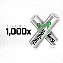 Energizer Energizer Recharge Universal AA Rechargeable Multipurpose Battery, 2000 mAh,