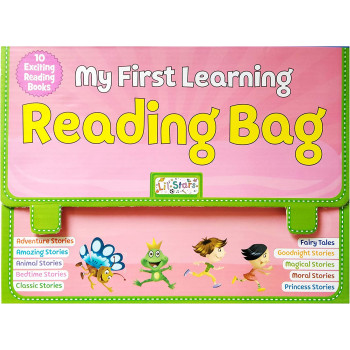 Pegasus kids Early Learning Reading Story Books, 10 Exciting Story Books with bag