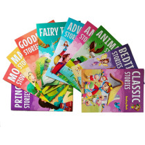 Pegasus kids Early Learning Reading Story Books, 10 Exciting Story Books with bag