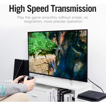 Vention Flat 4K HDMI Cable, Ultra High Speed Male to Male HDMI 2.0 Cable 18Gbps 4K@60Hz 3D, Video Return UHD 3860p, HD 1080p, Ethernet Compatible for Apple TV, Xbox VAA-B02 (Flat HDMI Cable, 2 Meter)