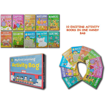 Pegasus Pegasus Kid's My First Learning Bag Activity Books - Set of 10