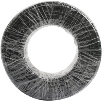 Terminator Telephone cable 4 Core 100 Yards Conductor 7x0.12mm CCA Cable PVC 2.4mm x4.8mm (Black)