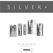 Tesla AA Battery Silver+ Alkaline - Plus Extra Energy Shrink Foil LR6/1.5V Pack of 24
