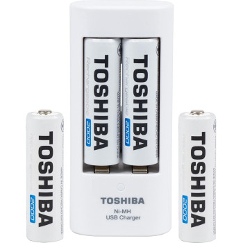 Toshiba 2000mAh Rechargeable Battery AA, 4 Pieces