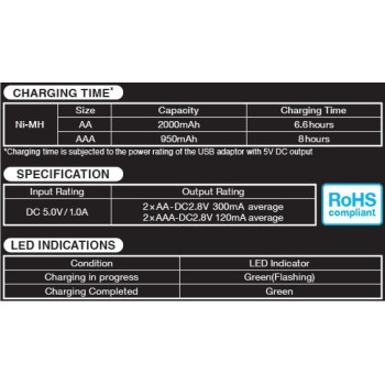 Toshiba 2000mAh Rechargeable Battery AA, 4 Pieces