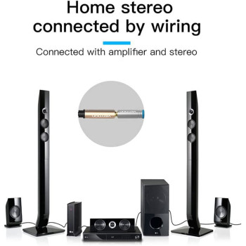 Vention 3.5mm Female to Female Stereo Coupler Plug, Vention 3.5mm Female Jack to Female Audio Cable Gold Plated Audio Extension Cable Aux Cable for Computer Mobile Phone PS3 PS4 1ft (0.3M)-Black