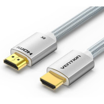 VENTION 8K HDMI Cable, HDMI 2.1 Cable, Ultra High Speed 48Gbps 8K,60Hz 7680P Dolby Vision, Enjoy The HD Vision of The Game, Compatible with PS5,PS4,PS3 (8K Silver)