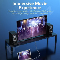 VENTION 8K HDMI Cable, HDMI 2.1 Cable, Ultra High Speed 48Gbps 8K,60Hz 7680P Dolby Vision, Enjoy The HD Vision of The Game, Compatible with PS5,PS4,PS3 (8K Silver)