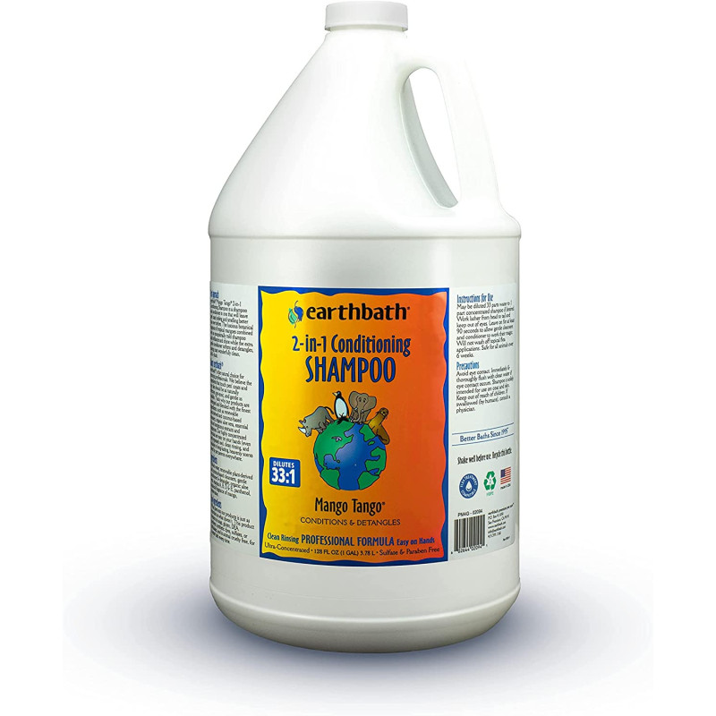 Earthbath Totally Natural Mango Tango Conditioning Shampoo 3.8 Gallon
