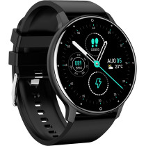 XCell Classic 5GPS Smart watch, Heart Rate/Blood Pressure/Oxygen Level Monitoring, Magnetic Charging Thimble, Water Resistance: IP67,7 Days Battery life, Compatibility: IOS/Android Black