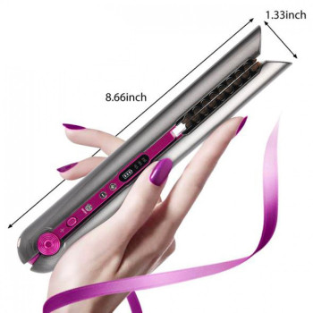 AFRA Japan Hair Straightener, Cordless, Rechargeable, Floating Plates, 3 Temperature Settings, Ergonomic, Lockable Handle, Compact Design.
