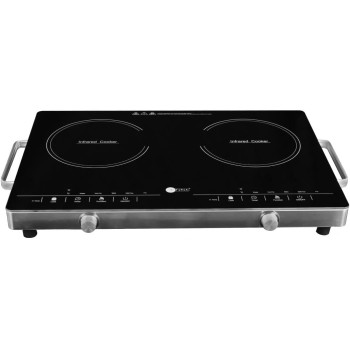 Afra AF-3000ICBK Japan Infrared Cooktop (Double), 3000W, LED Display, Child Lock, Crystal Plate, Stainless Steel Body, G-Mark, ESMA, RoHS, And CB Certified, 2 Years Warranty.