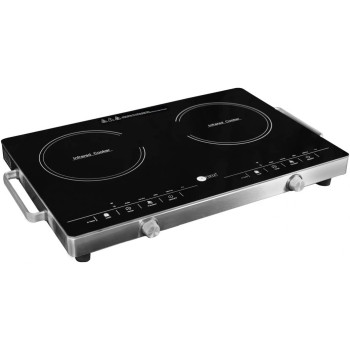 Afra AF-3000ICBK Japan Infrared Cooktop (Double), 3000W, LED Display, Child Lock, Crystal Plate, Stainless Steel Body, G-Mark, ESMA, RoHS, And CB Certified, 2 Years Warranty.