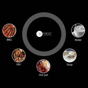 Afra AF-3000ICBK Japan Infrared Cooktop (Double), 3000W, LED Display, Child Lock, Crystal Plate, Stainless Steel Body, G-Mark, ESMA, RoHS, And CB Certified, 2 Years Warranty.